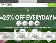 Tablet Screenshot of golfballsdirect.com